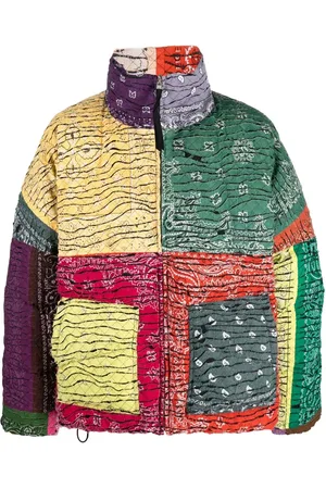 Children Of The Discordance Patchwork bandana-print jacket