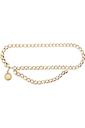 CHANEL 1980-1990s CC Mark coin chain belt