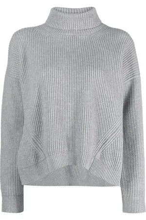 PESERICO SIGN Roll-neck silk-wool blend jumper