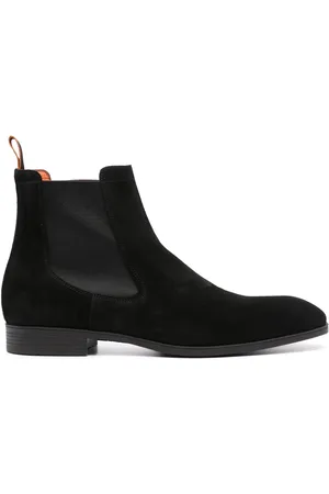 santoni Suede Chelsea boots