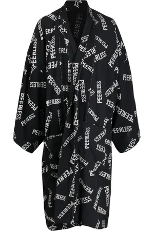 VISVIM Slogan-print wide-sleeve jacket