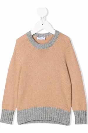 SIOLA Two-tone crewneck sweater