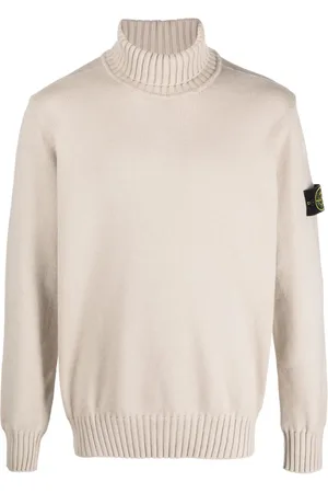 Stone Island Compass-motif roll-neck jumper