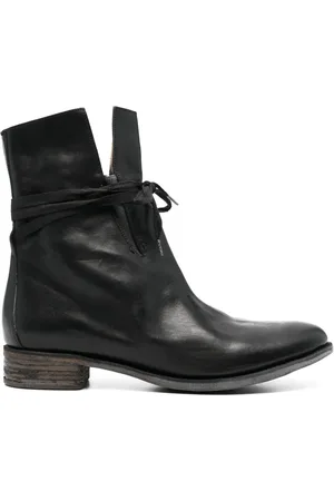 A DICIANNOVEVENTITRE Cordovan leather boots