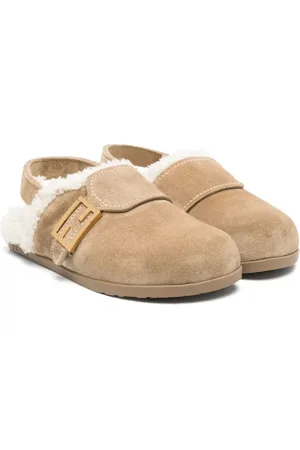 Fendi Suede sabots