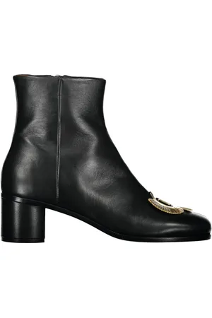 OFF-WHITE Leather ankle boots