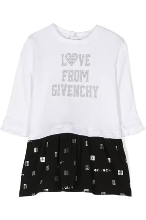 Givenchy Embroidered-logo detail cotton dress