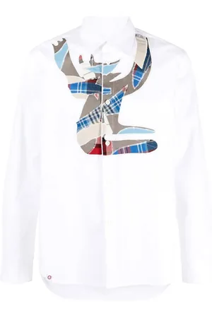 Charles Jeffrey Loverboy Patchwork detail shirt