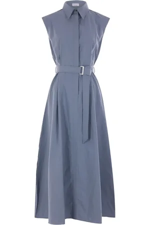Brunello Cucinelli Belted midi dress