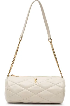 Saint Laurent 2022 Mini Quilted Lambskin Sade Tube Bag shoulder bag