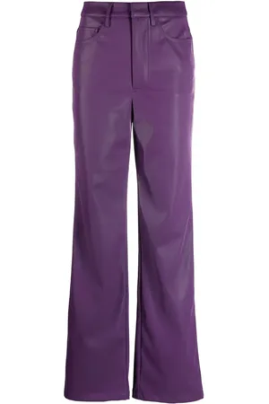 ROTATE High-waist straight-leg trousers