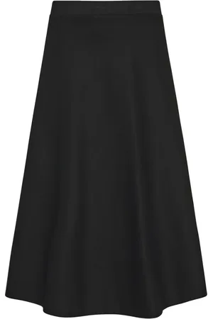 ROSETTA GETTY High-waist flared-hem skirt