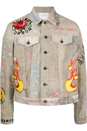 READYMADE Graphic-print button-up jacket