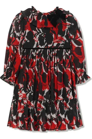 PATACHOU Floral-print pleated dress