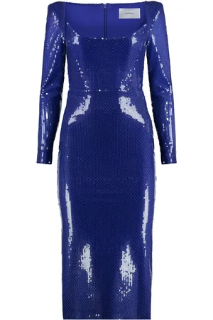ALEX PERRY Sequin-embellished midi dress