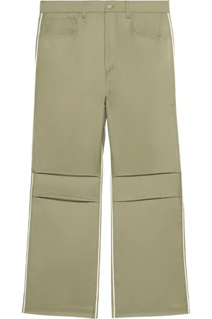 1989 STUDIO Side-stripe wide-leg trousers