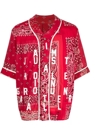READYMADE Bandana-print cotton shirt
