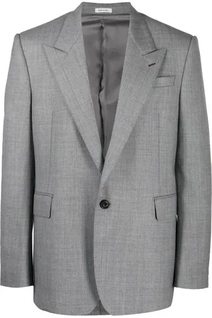 Alexander McQueen Single-breasted wool blazer