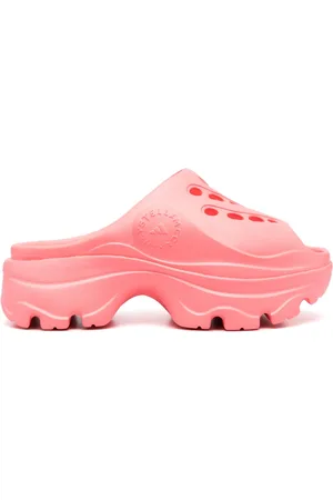 adidas 55mm logo-embossed clogs