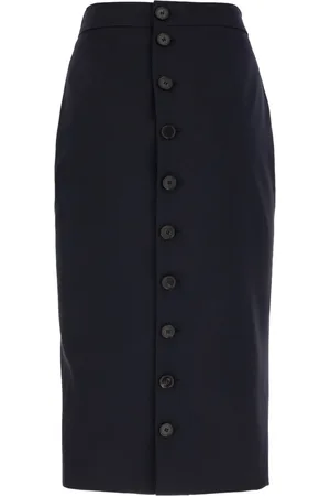 Alexander McQueen Button-front pencil skirt