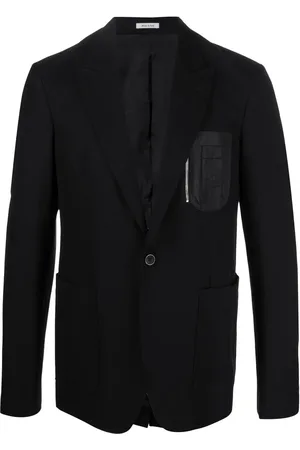 Alexander McQueen Chest zip-pocket detail blazer