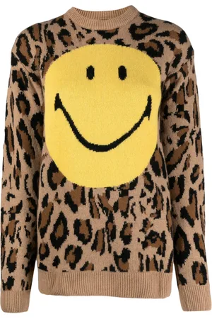 JOSHUA SANDERS Smiley-face anima-pattern jumper