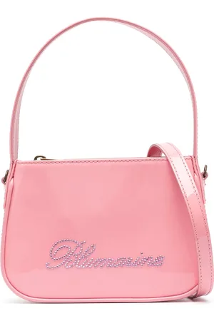 BLUMARINE Logo-detail leather mini bag