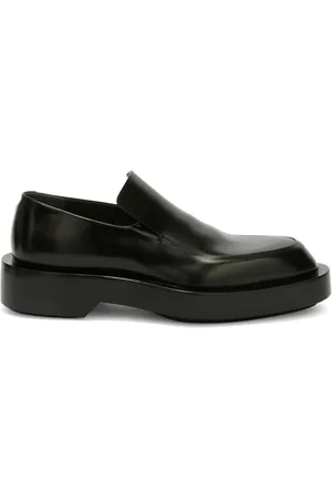 Jil Sander Polished leather loafers