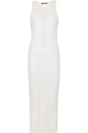 ANDREADAMO Fine-ribbed maxi dress