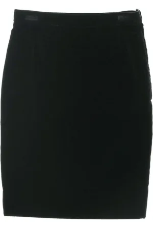 Saint Laurent 1970s velvet skirt