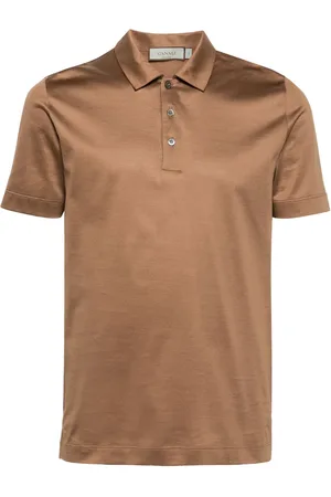 CANALI Cotton jersey polo shirt