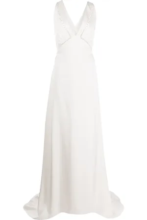 Sachin & Babi Astor pearl-embellished gown