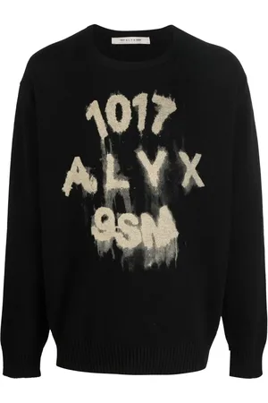 1017 ALYX 9SM Treated-logo crew-neck jumper