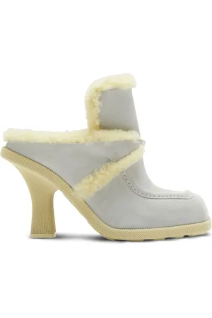 Burberry Highland 90mm suede mules
