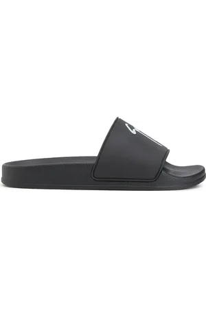 Giuseppe Zanotti Brett signature-print slides