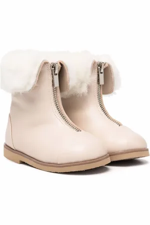 AGE OF INNOCENCE Shearling-lined leather ankle boots