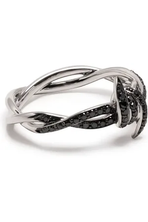STEPHEN WEBSTER 18kt white gold Forget Me Knot diamond ring