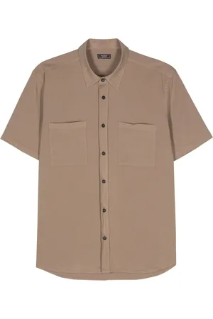 PESERICO SIGN Cotton-blend shortsleeved shirt