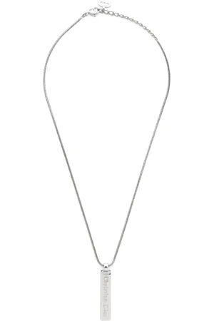 Dior 2000s logo-pendant necklace