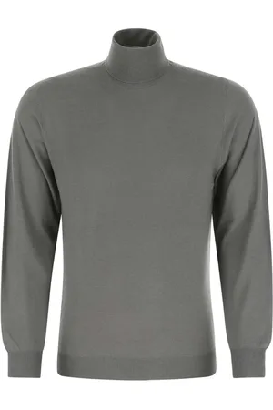 FEDELI Roll-neck wool sweater