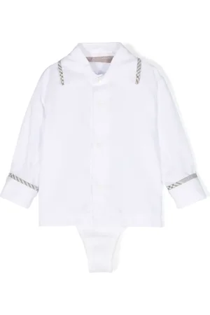 LA STUPENDERIA Contrasting-trim cotton body