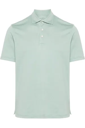 FEDELI Cutaway-collar polo shirt