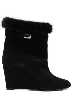 Dior Faux-fur boots