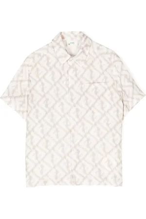 Fendi FF-logo print short-sleeve shirt