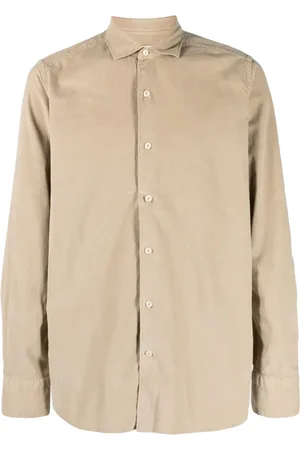 Tintoria Mattei Microsuede button-up shirt