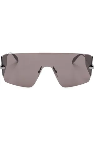 Alexander McQueen Oversize shield-frame sunglasses