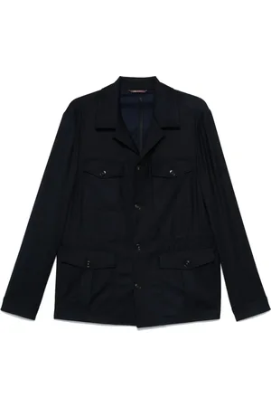 CANALI Wool shirt jacket