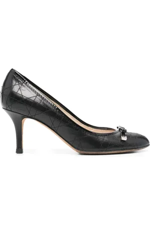Dior 2010s 75mm leather pumps