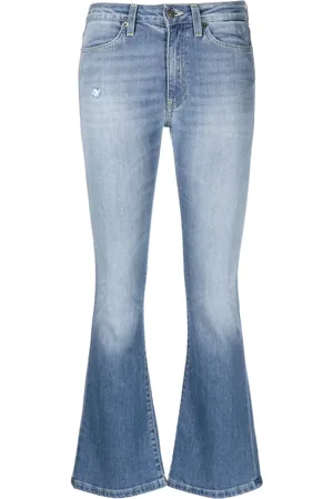 Dondup Distressed-effect flared-leg jeans