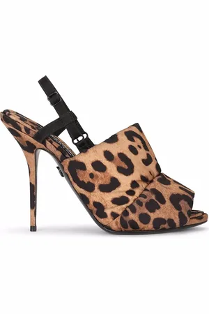 Dolce & Gabbana Leopard-print open-toe sandals